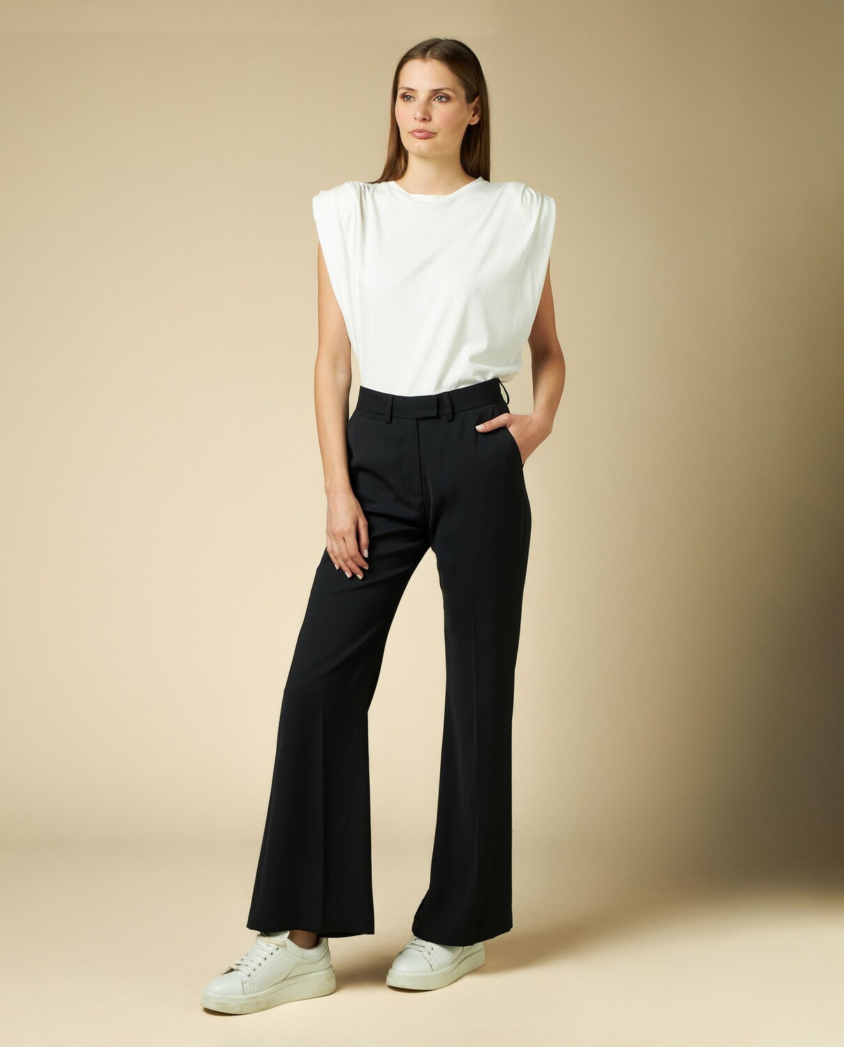 

Женские брюки палаццо NICE&CHIC, черный