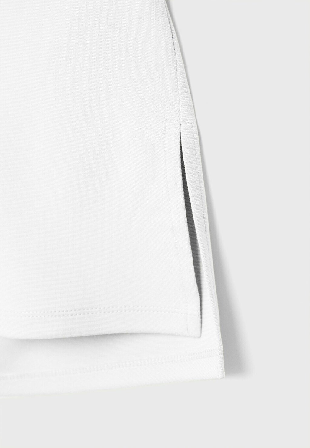 

Топ BANDEAU WITH SIDE VENTS Stradivarius, белый