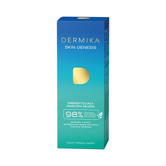 Энергизирующая гелевая маска для всех типов кожи 50мл Dermika Skin Genesis 30-40+ фотографии
