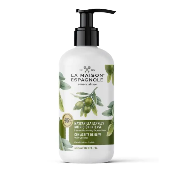 

Маска для волос mascarilla express nutrición intensa con aceite de oliva La Maison Espagnole, объем 500 мл