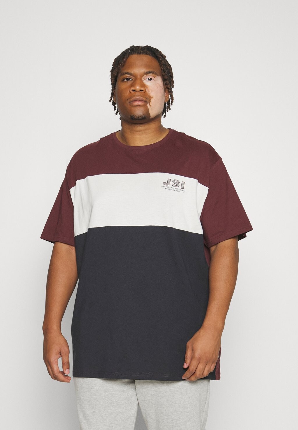 

Футболка с принтом Cut And Sew O-Neck Tee Jack's Sportswear, цвет bordeaux