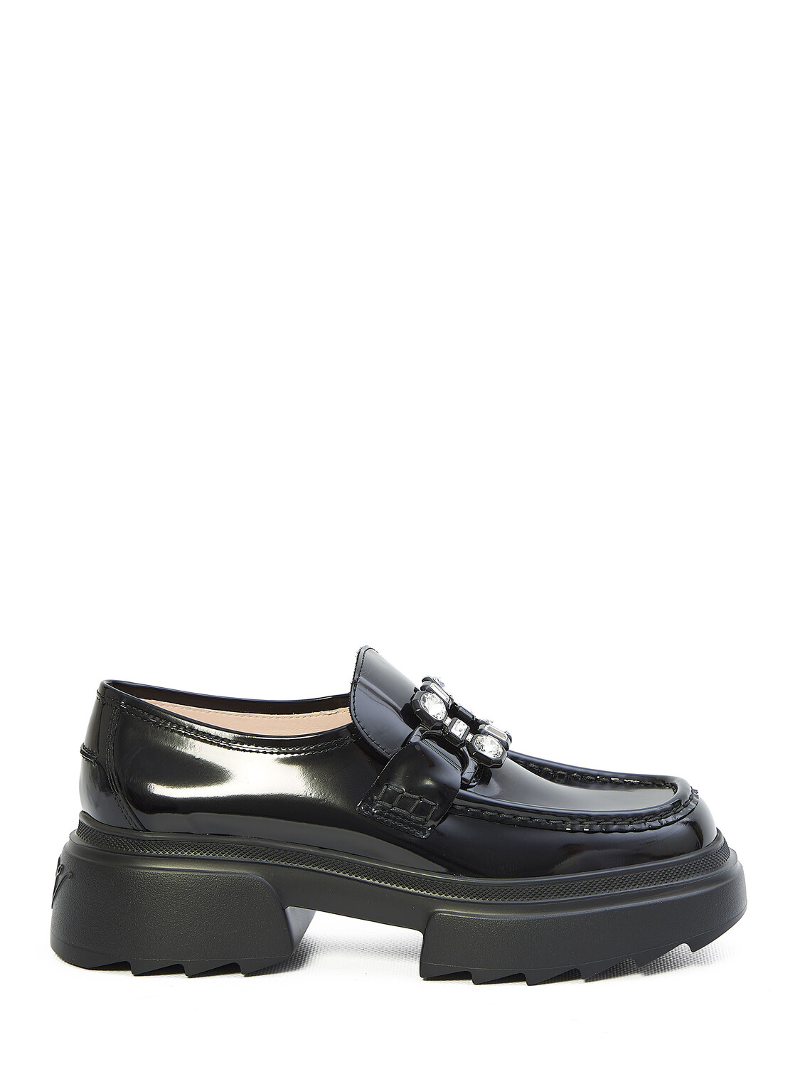 

Лоферы Roger Vivier Wallaviv Strass Buckle, черный