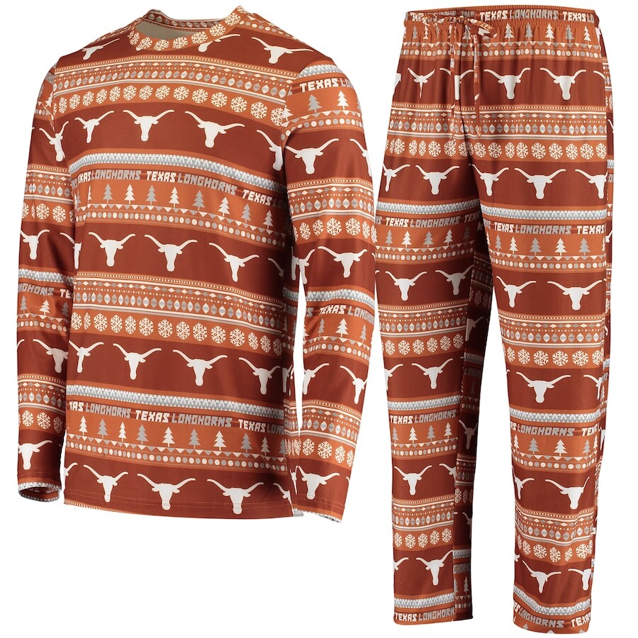 

Пижамный комплект Concepts Sport Texas Longhorns, оранжевый