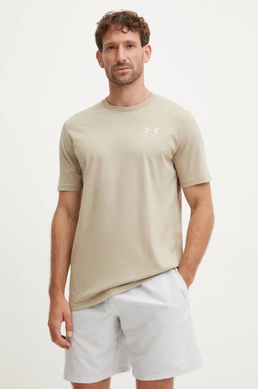 

Футболка Under Armour SPORTSTYLE LEFT CHEST, бежевый
