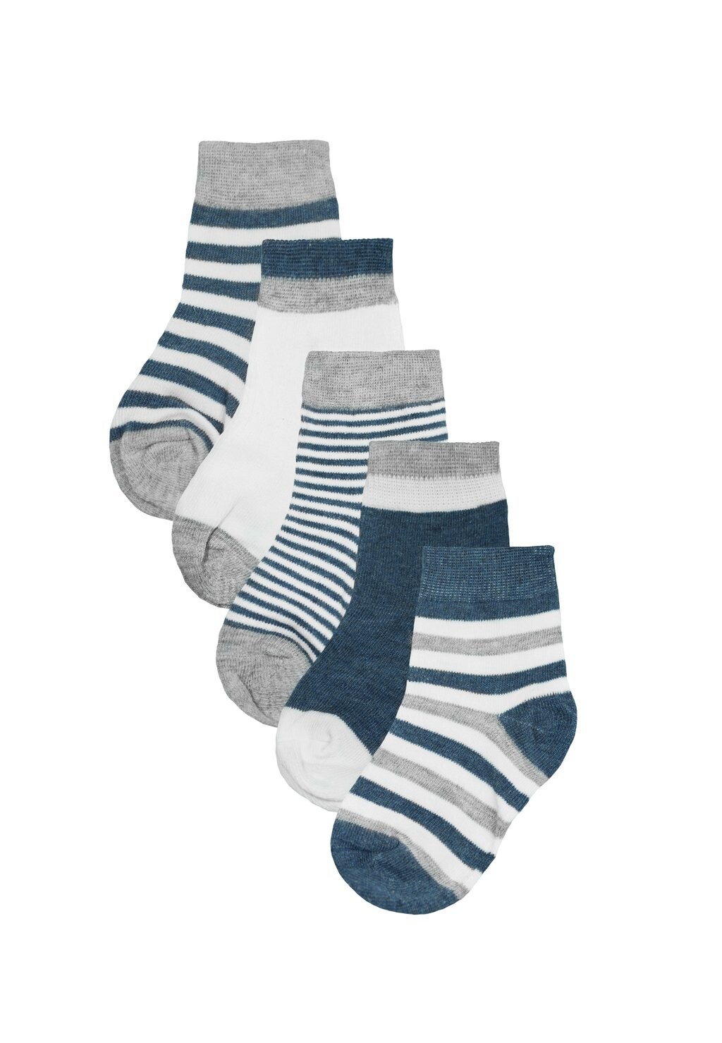 

Носки 5 PACK Carburant, цвет blue grey white