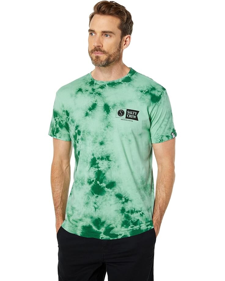 

Футболка Salty Crew Alpha Tie-Dye Short Sleeve Tee, цвет Sea Foam