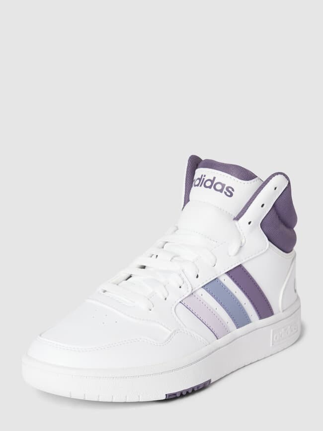 

Высокие кеды с принтом этикетки ADIDAS SPORTSWEAR, светло-синий