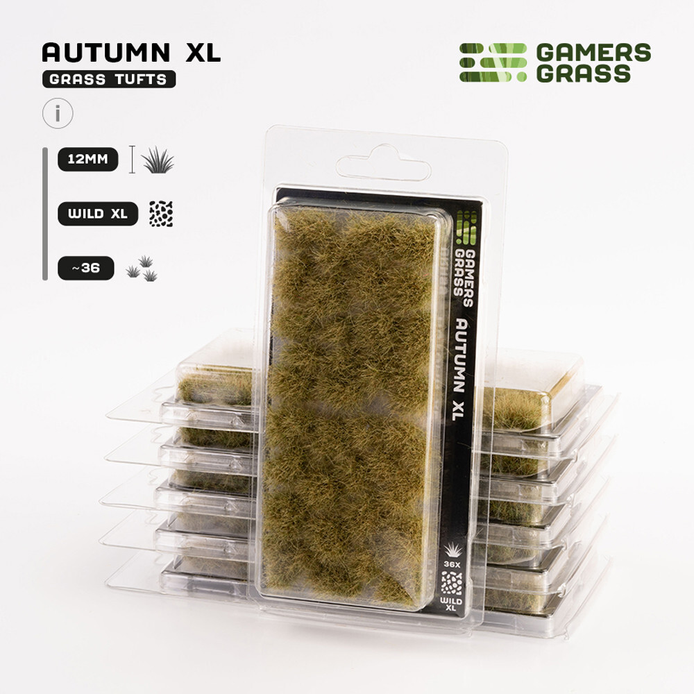 

Аксессуары Gamers Grass Gamers Grass Tufts: Autumn - Wild XL 12mm