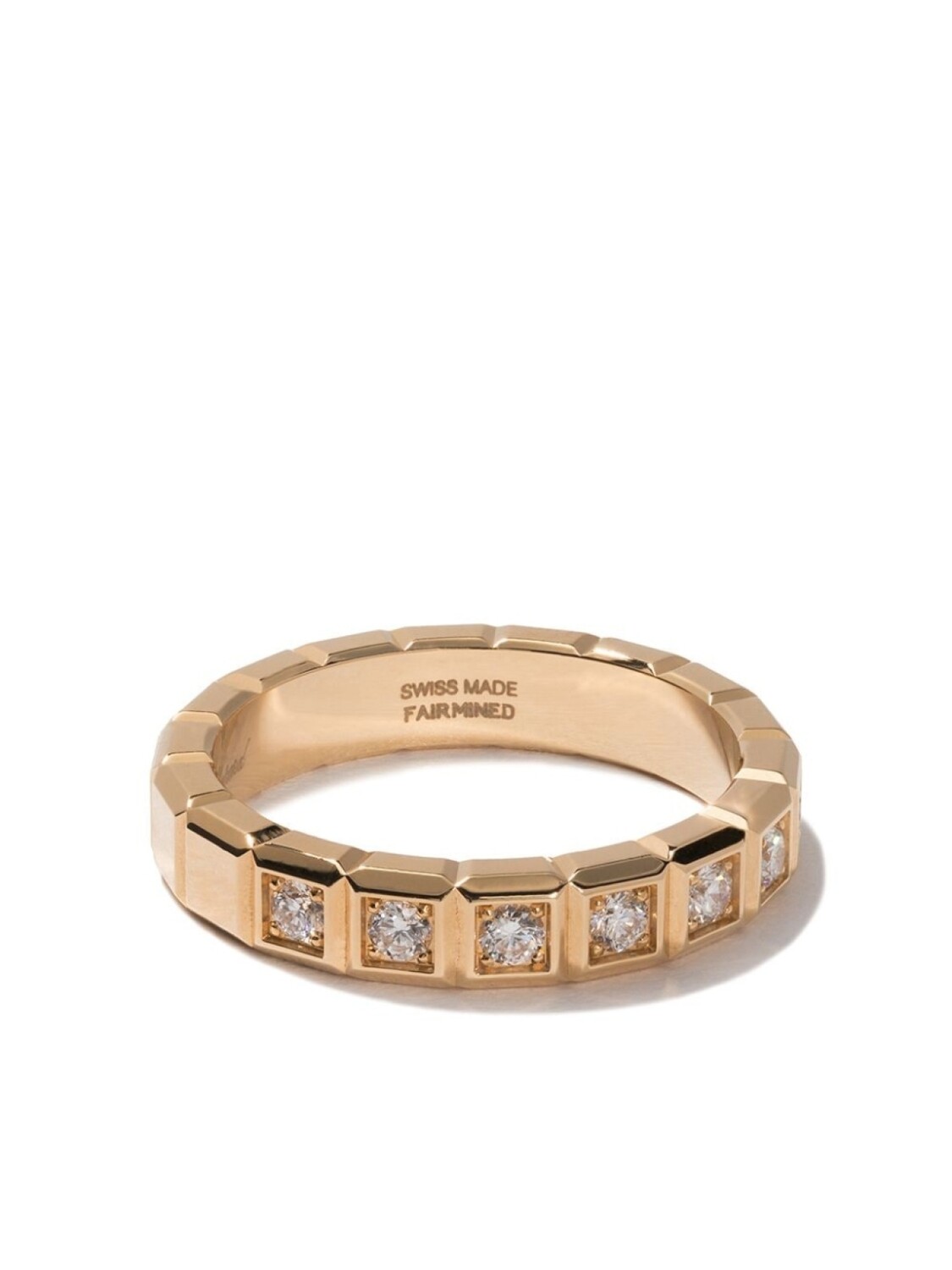 

Кольцо Ice Cube из желтого золота с бриллиантами Chopard, золотой