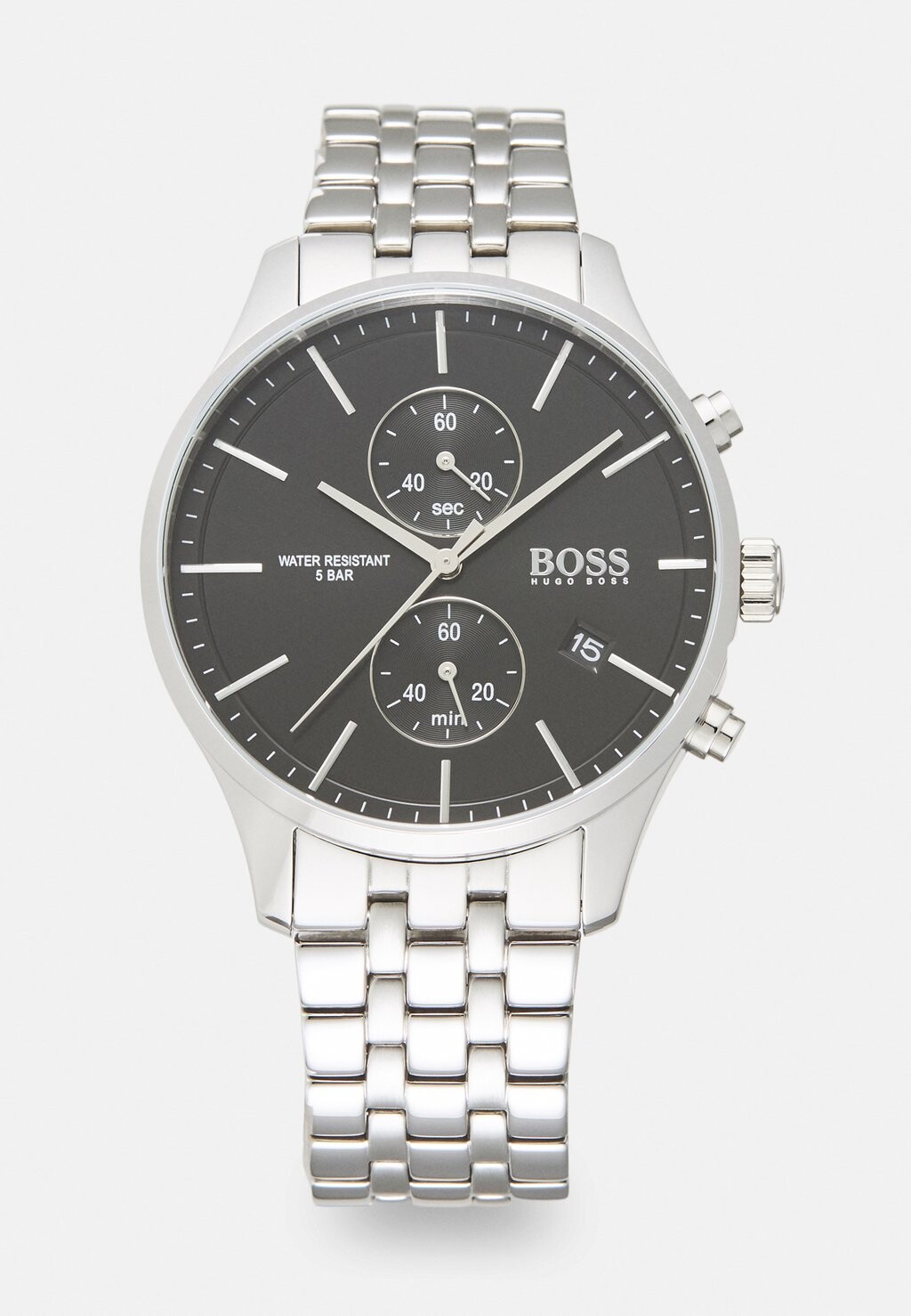 

Хронограф Associate BOSS, цвет silver-coloured/black