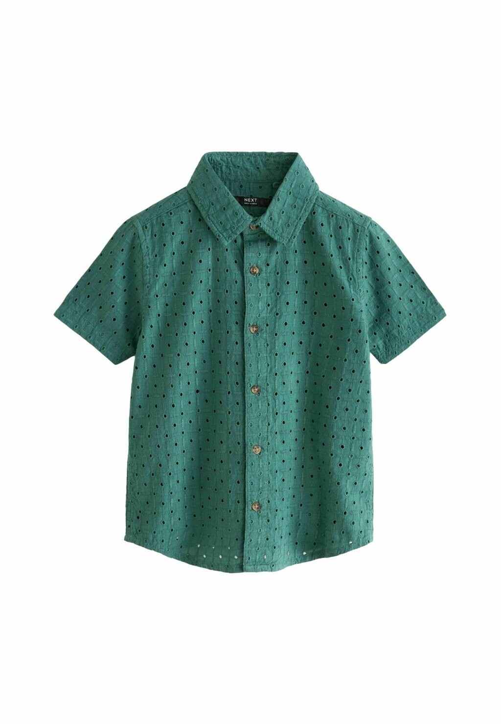 

REGULAR FIT Short Sleeves Textured Next, Рубашка зеленый