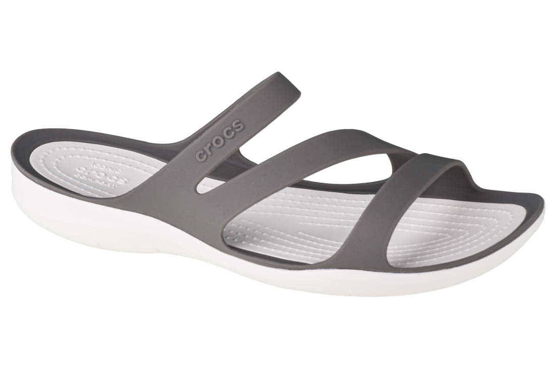 Мюли Crocs Crocs W Swiftwater Sandals, серый цена и фото