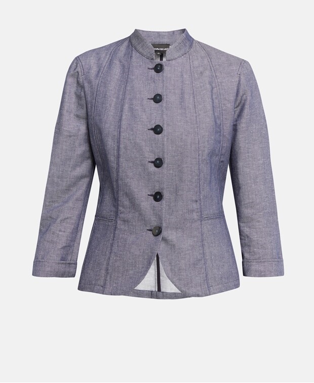 

Джинсовый пиджак Emporio Armani, темно-синий