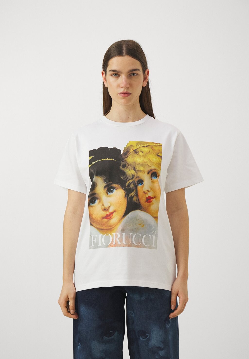 

Футболка с принтом Fiorucci ANGELS FLY POSTER, белый