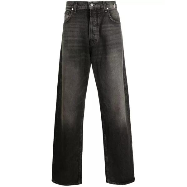 

Джинсы mid-rise wide-leg denim jeans Rhude, черный