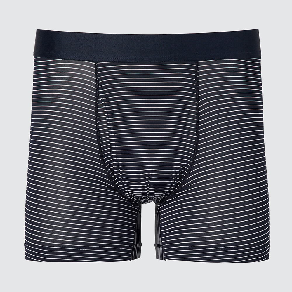 

Трусы-боксеры Uniqlo Cool Black Technology AIRism трикотажные, синий