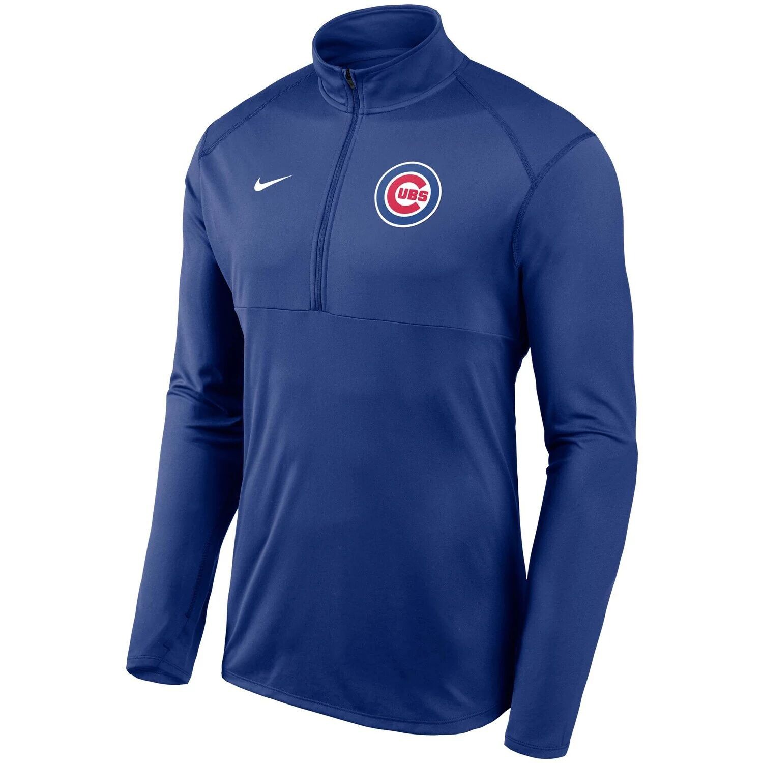 

Мужской пуловер с молнией до половины длины и логотипом команды Royal Chicago Cubs Team Element Performance Nike
