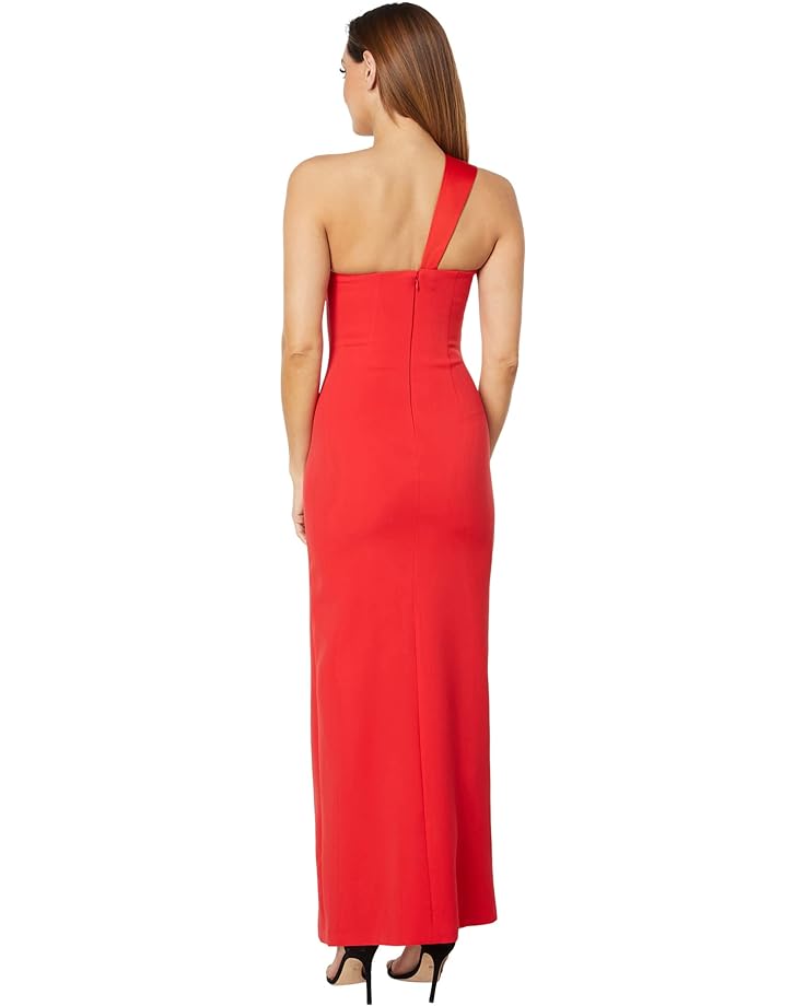 цена Платье BCBGMAXAZRIA One-Shoulder Gown, цвет Jewel Red