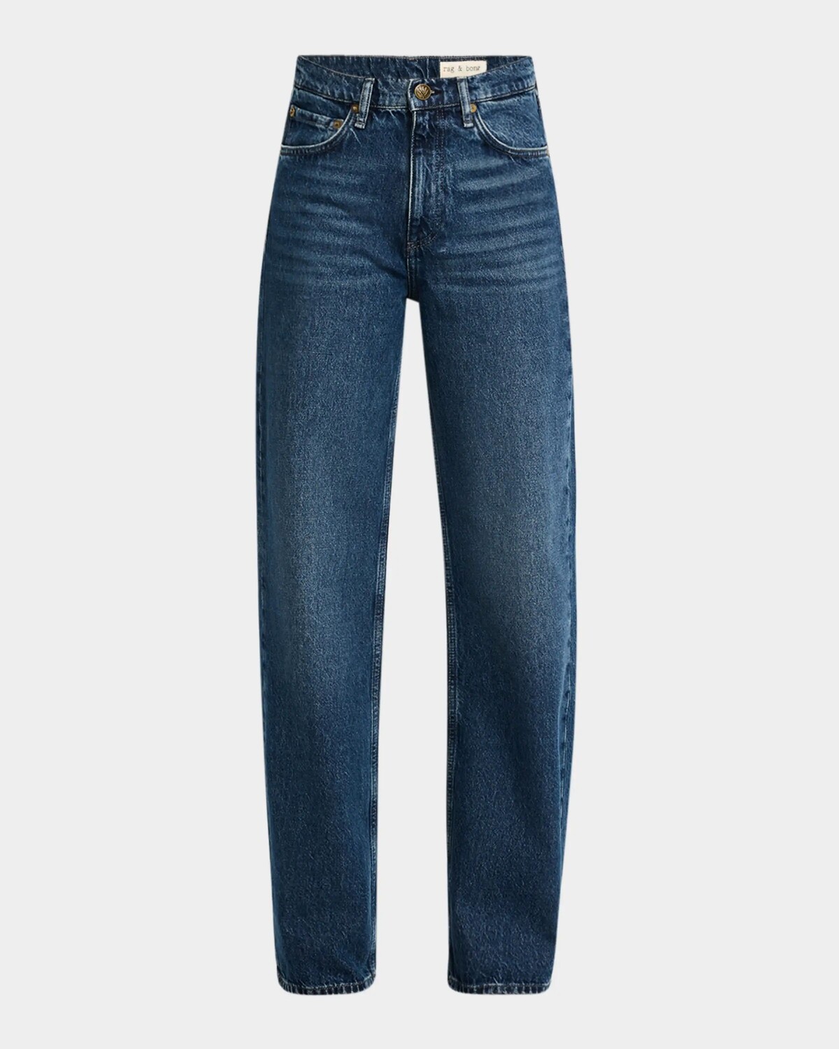 

Свободные прямые джинсы Shea с высокой посадкой Rag & Bone, цвет Adeline