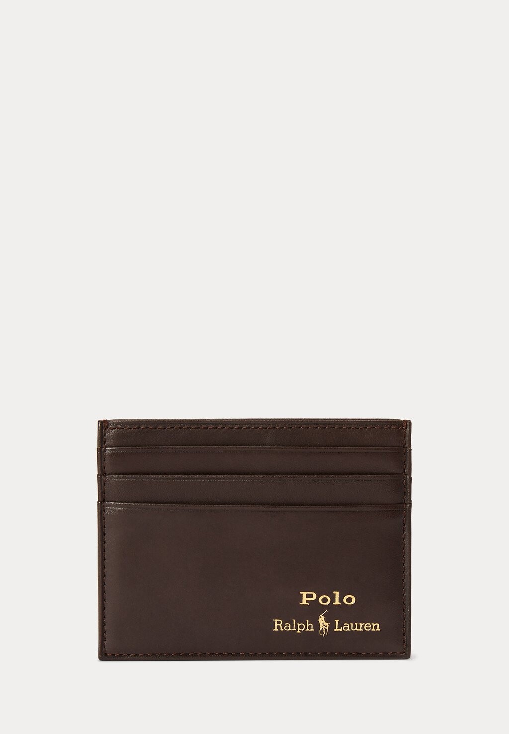 

Кошелек SUFFOLK SLIM LEATHER CARD CASE Ralph Lauren, коричневый