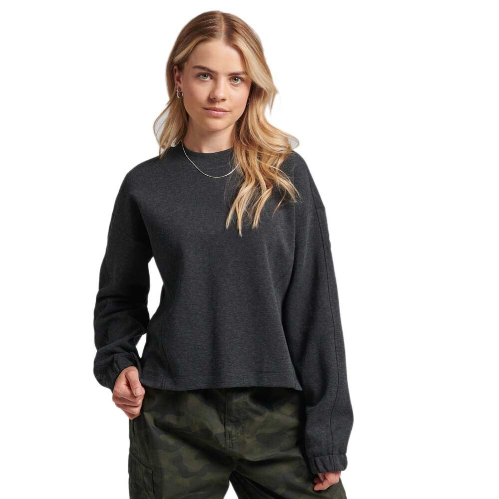 

Толстовка Superdry Code Tech Crew, черный