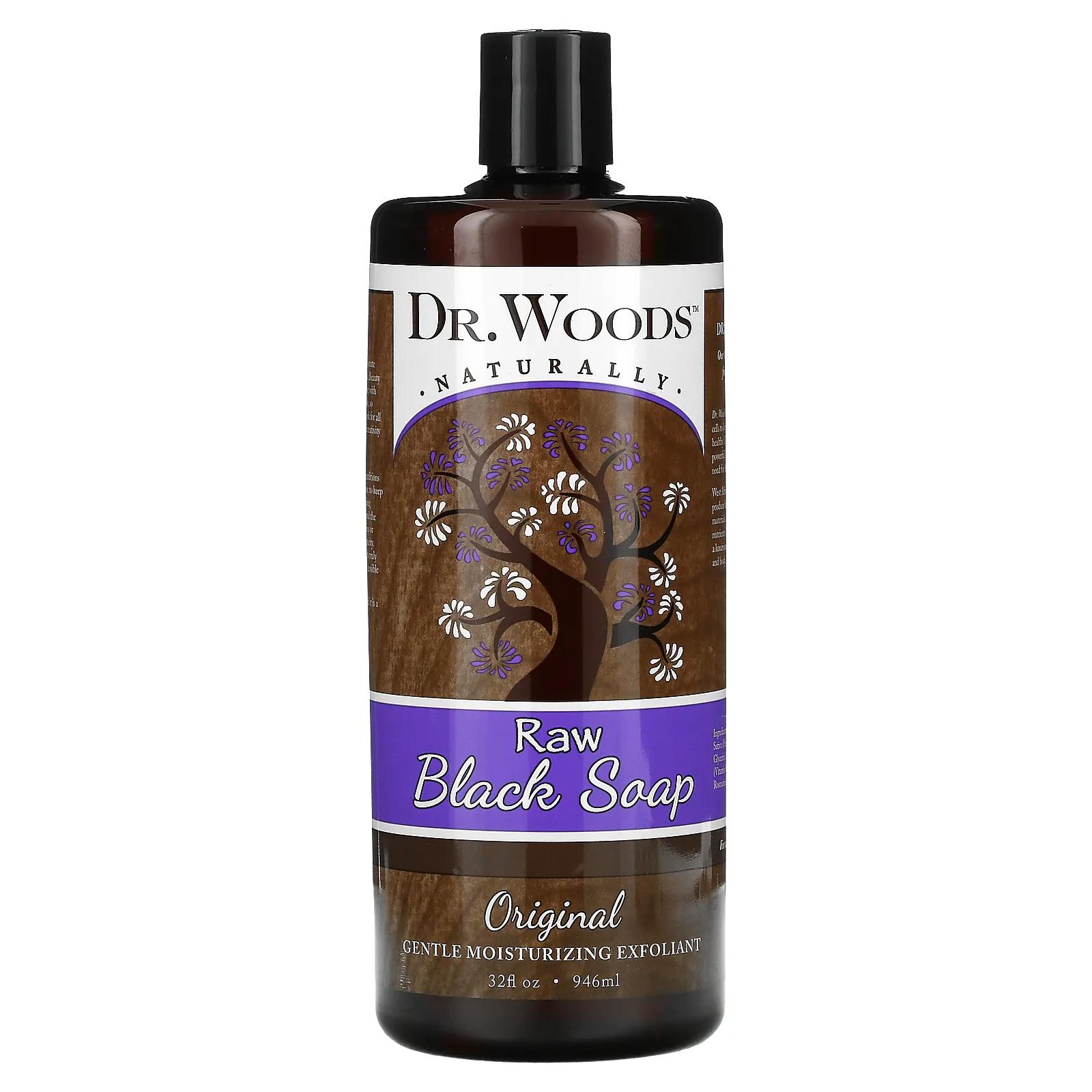 Dr. Woods Натуральное черное мыло Original 32 fl oz (946 мл)