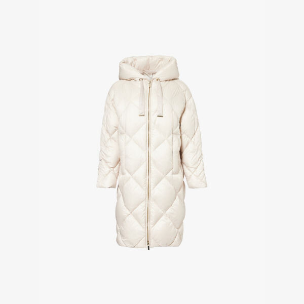 

Куртка-Пуховик Trefe свободного кроя с капюшоном Max Mara Cube, желтый