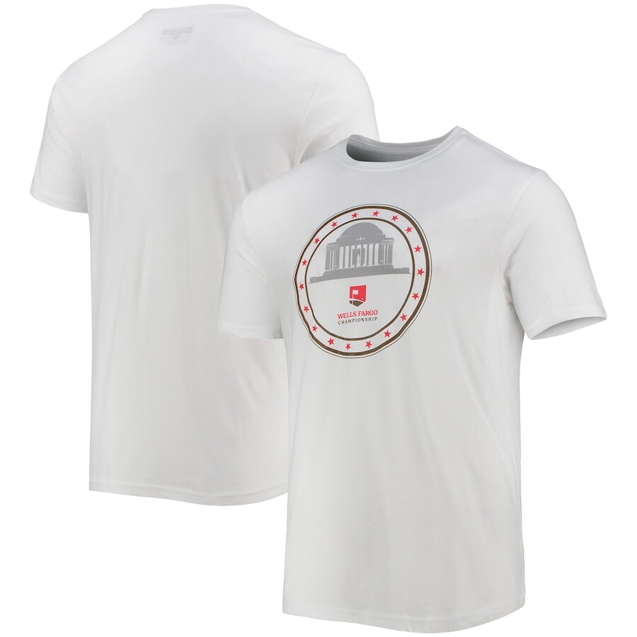 

Футболка с коротким рукавом Levelwear Wells Fargo Championship, белый