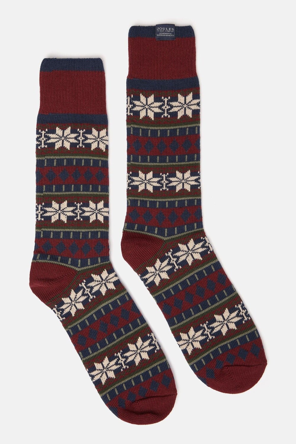 

Мужские носки Alby Fair Isle (размер 7 12) Joules, мультиколор