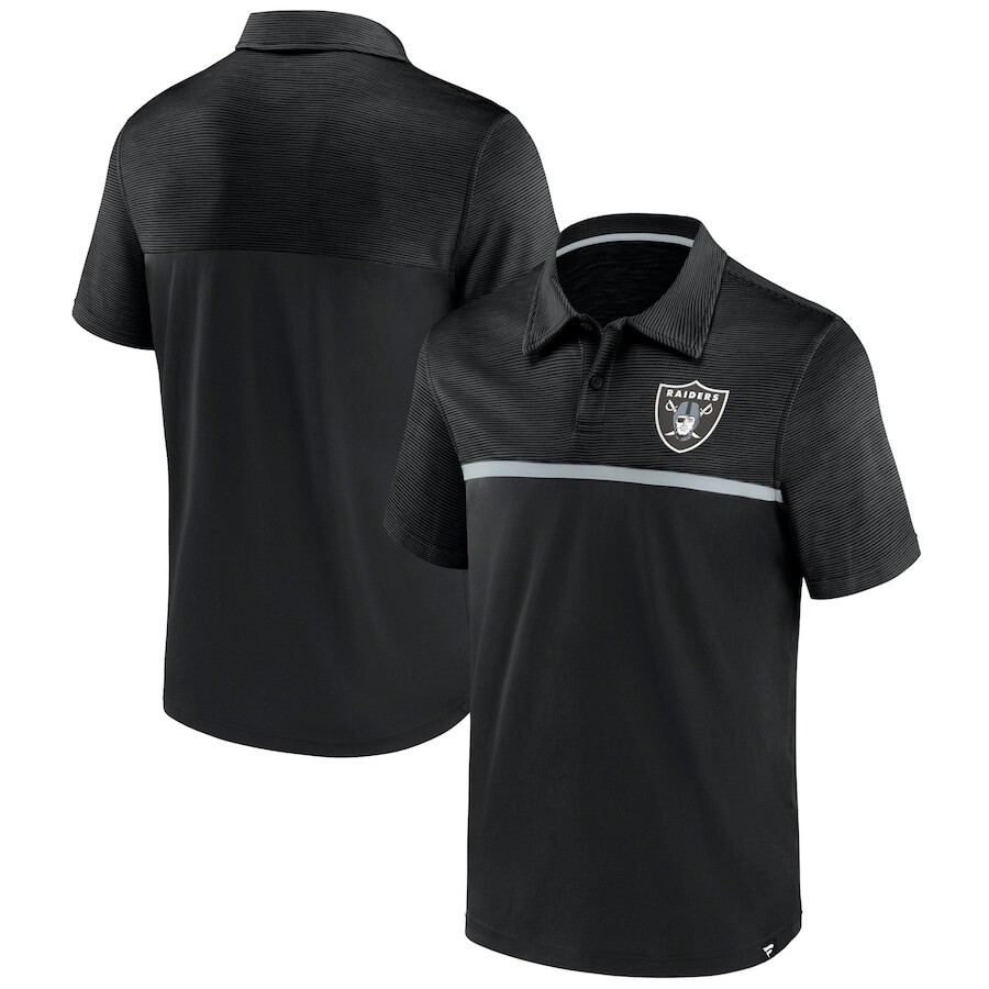 

Поло с коротким рукавом Fanatics Branded Las Vegas Raiders, черный