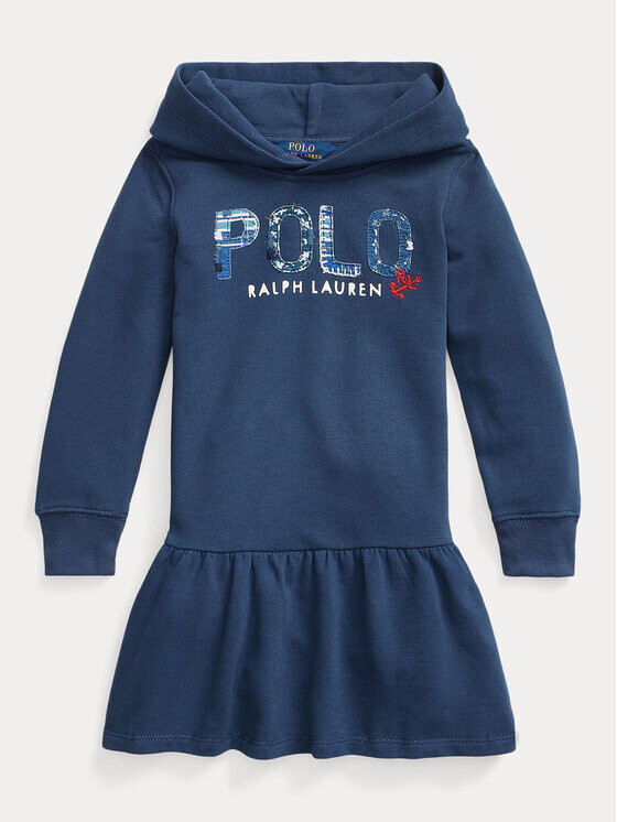 

Трикотажное платье обычного кроя Polo Ralph Lauren, синий