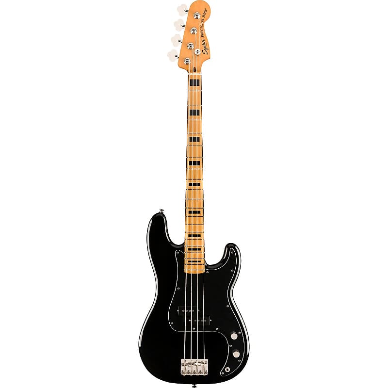 Басс гитара Brand New- Squier Classic Vibe 70s Precision Bass Guitar, Maple Fingerboard, Black - Free Ship! - Authorized Dealer!