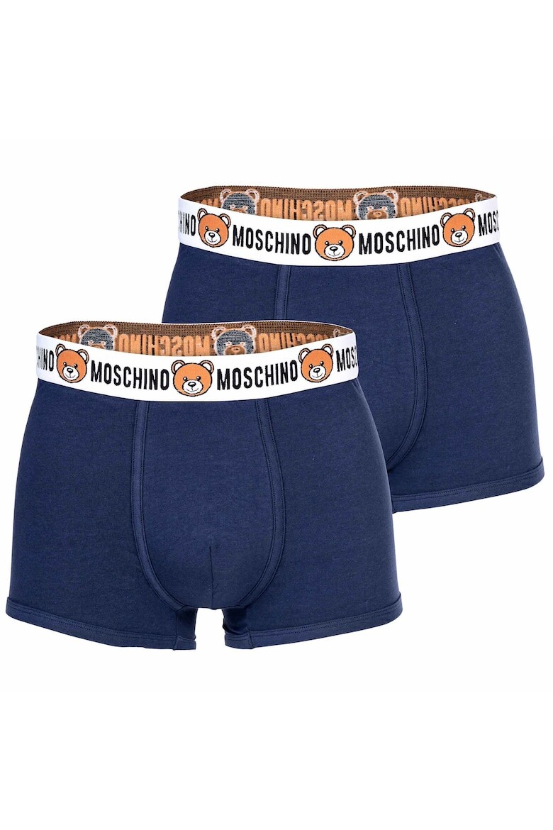 

Боксеры с логотипом, 2 пары Moschino Underwear, синий