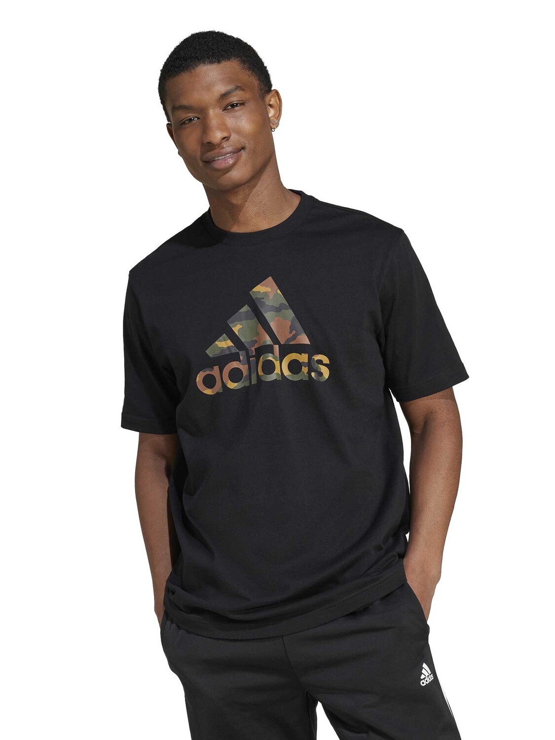 

Футболка Adidas Sportswear Camo Badge of Sport Graphic, черный