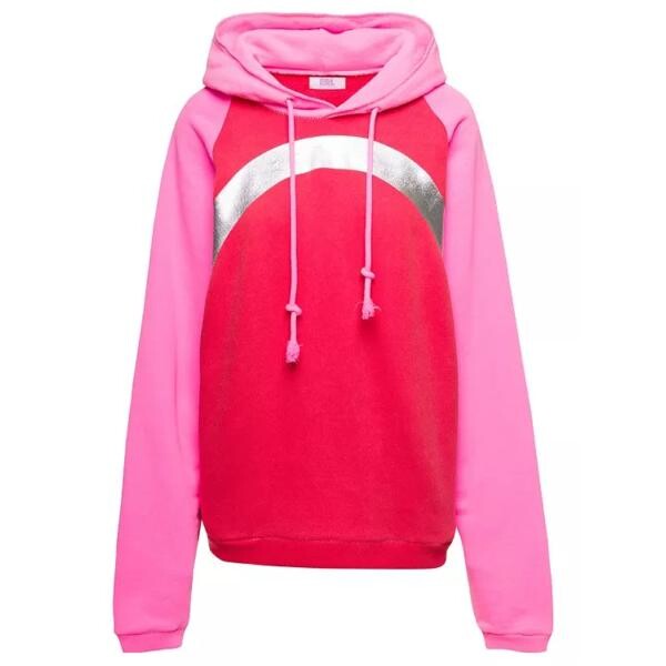 

Футболка rainbow' oversized hoodie in cotton wom Erl, мультиколор