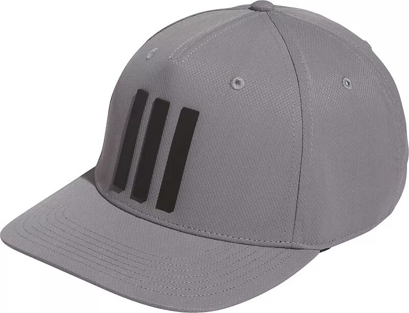 Мужская кепка для гольфа Adidas Tour с 3 полосками, серый