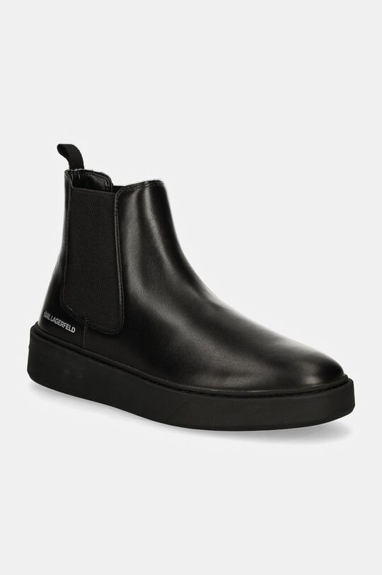 

Кожаные ботинки челси FLINT Karl Lagerfeld, черный