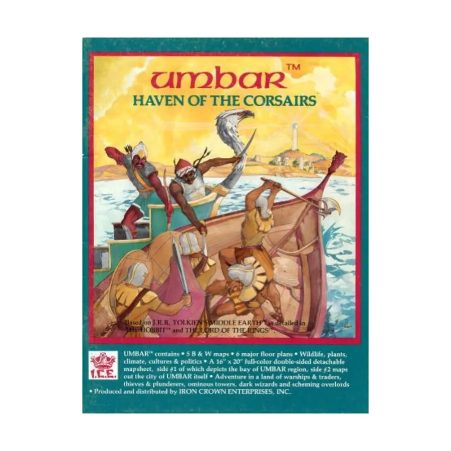 

Модуль Umbar - Haven of the Corsairs, Middle-Earth Role Playing (MERP) (1st Edition) - Campaign Books