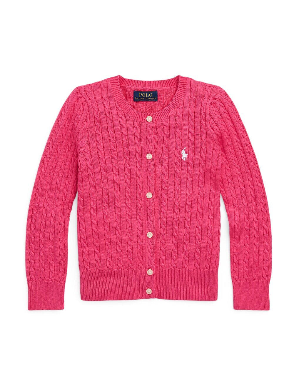 

Вязаный кардиган Polo Ralph Lauren, розовый