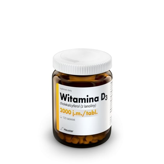 Hauster Витамин D3 2000 МЕ - 120 таблеток витамин d3 2000 ме витамир 120 таблеток