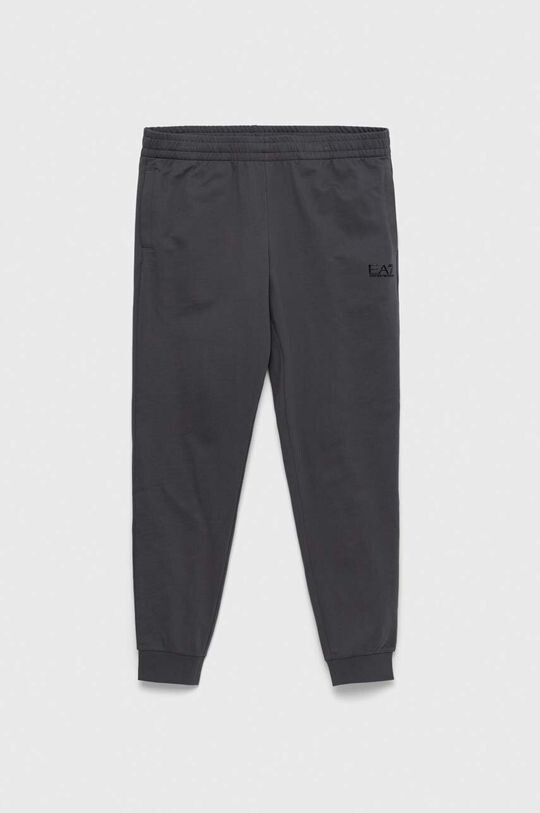 

Спортивные брюки из хлопка EA7 Emporio Armani, серый