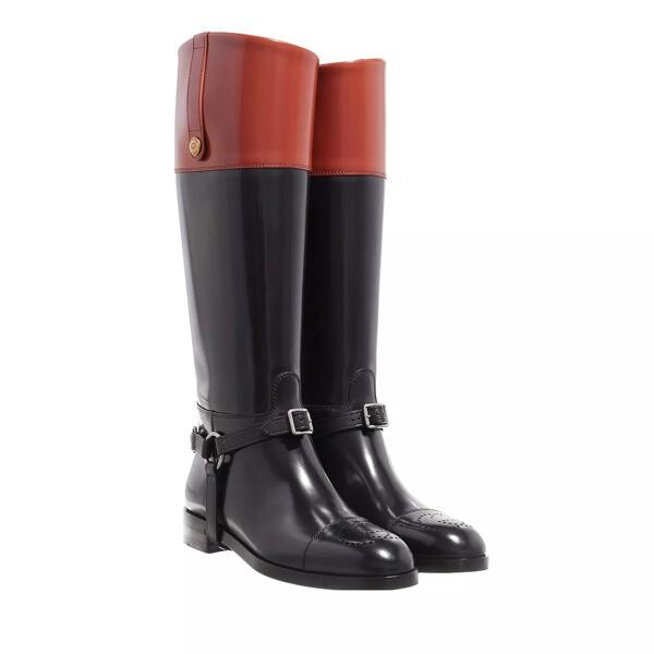 

Сапоги harness knee boot black/amber Gucci, черный