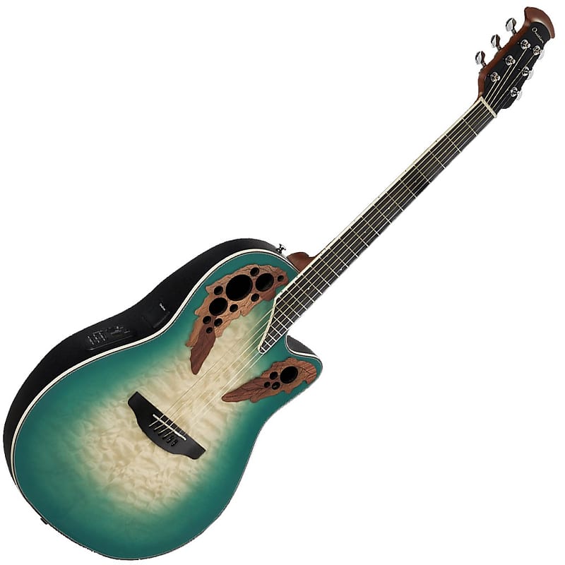 Акустическая гитара Ovation CE44X-9B Celebrity Collection Elite Exotic Mahogany Neck 6-String Acoustic-Electric Guitar