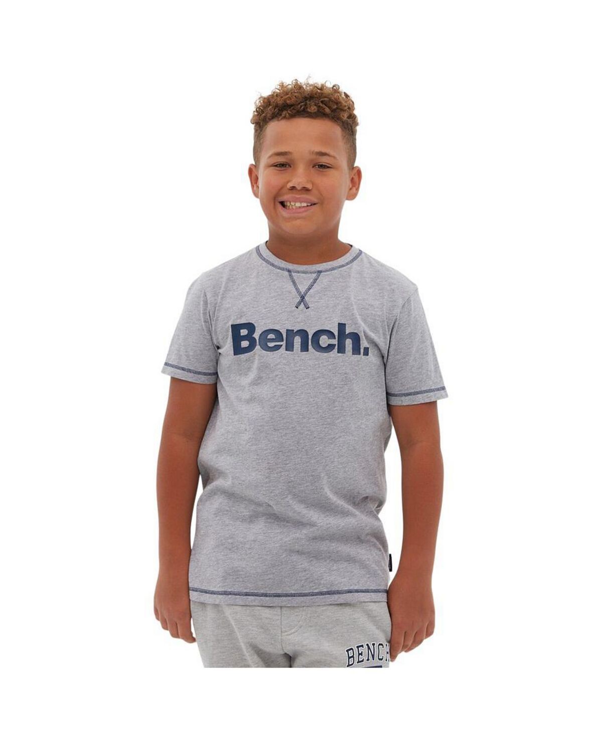 

Футболка Barboza для мальчиков в цвете серый меланж Bench