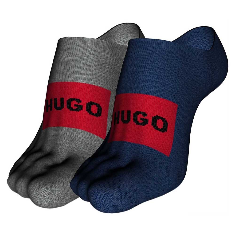 

Носки HUGO Low Cut Label Color Long 2 шт, разноцветный