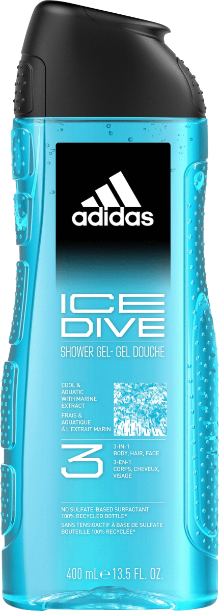 Гель для душа Men Ice Dive 3в1 400мл adidas