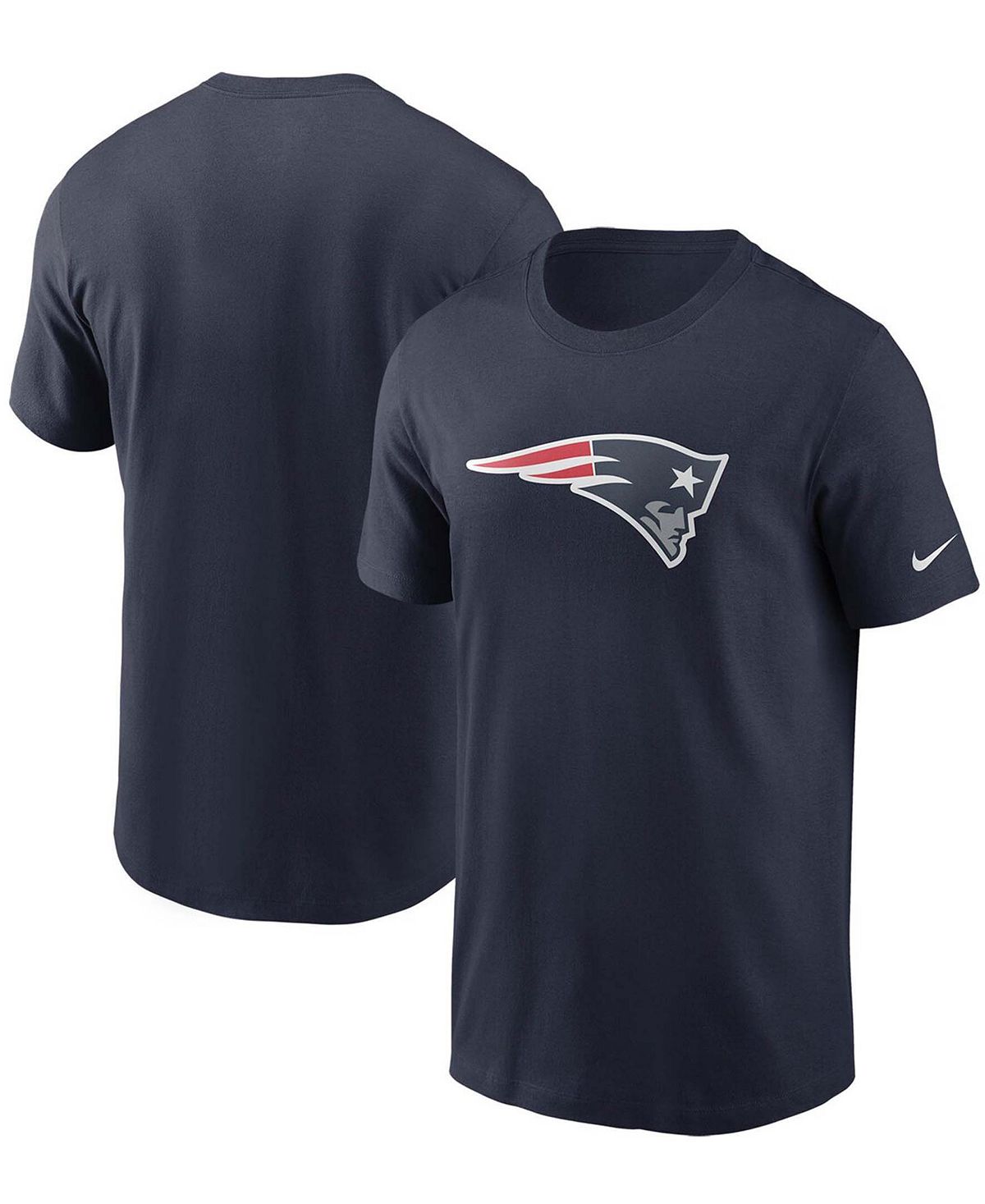 Мужская темно-синяя футболка с основным логотипом New England Patriots Nike ингленд джордж аллан эликсир ненависти