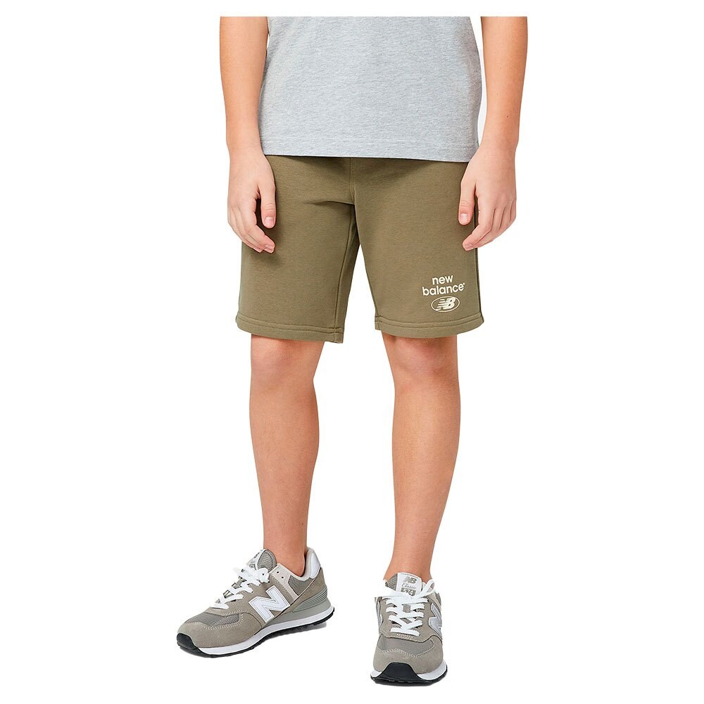 

Шорты New Balance Essentials Reimagined French Terry, зеленый