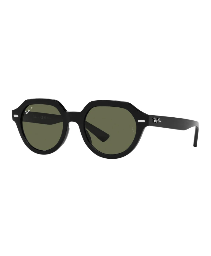 

Поляризованные квадратные солнцезащитные очки gina Ray-Ban, черный
