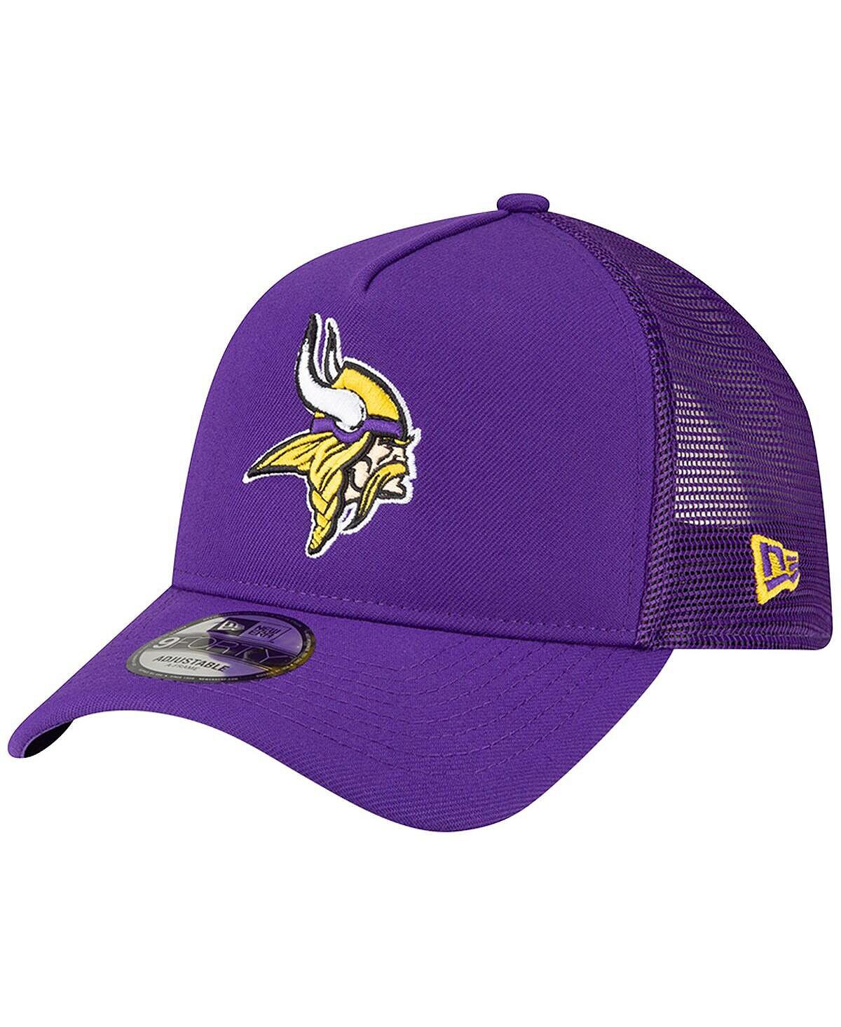 

Мужская фиолетовая регулируемая кепка Minnesota Vikings A-Frame Trucker 9FORTY New Era